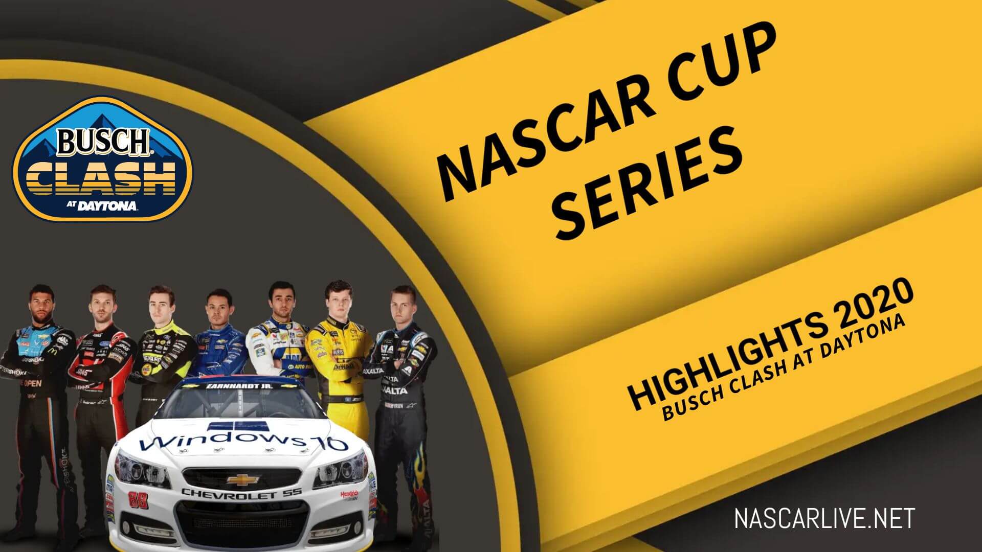 Nascar Cup Busch Clash At Daytona Highlights 2020