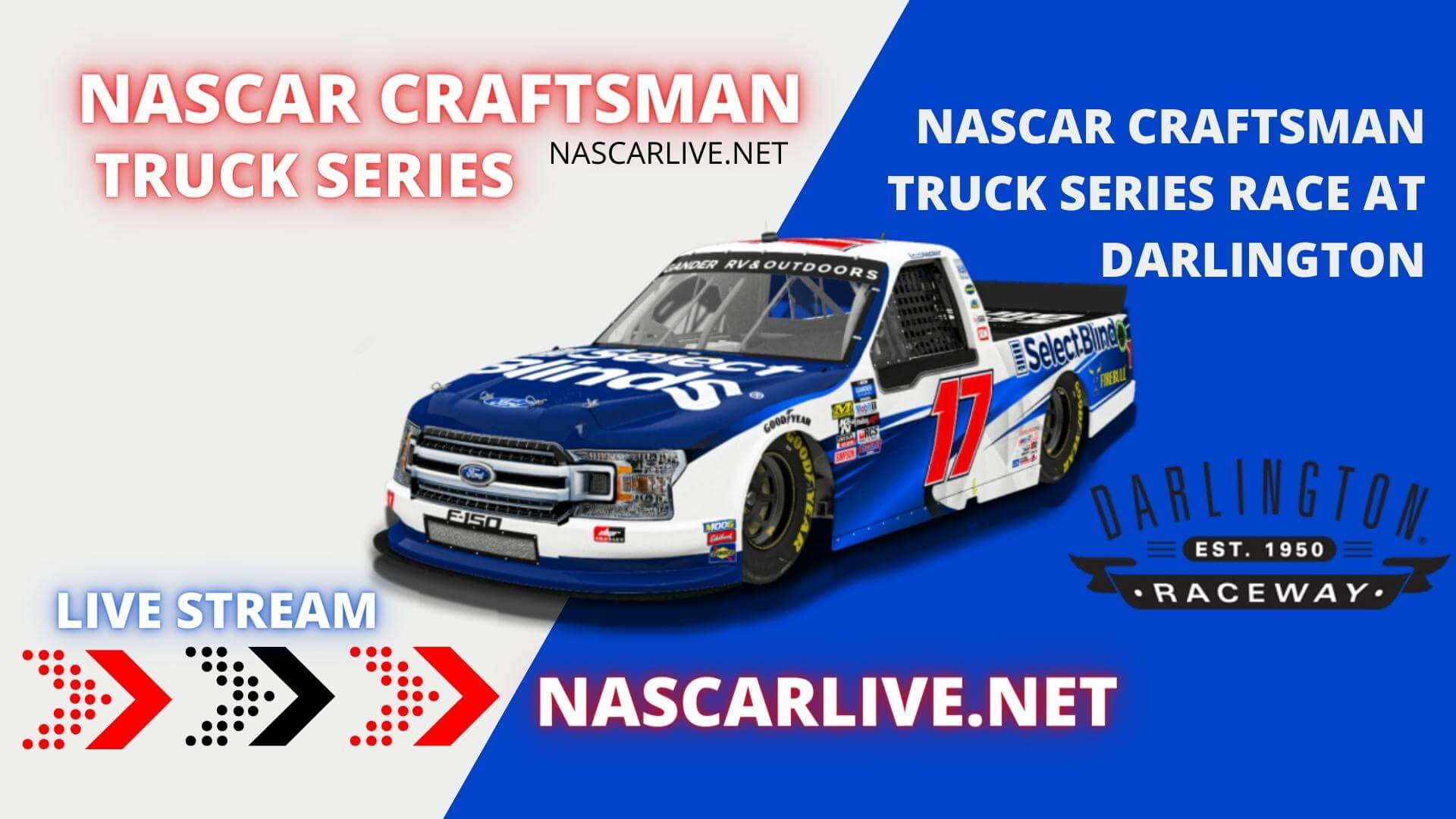 NASCAR Craftsman Truck Series Race At Darlington Live Stream 2023
