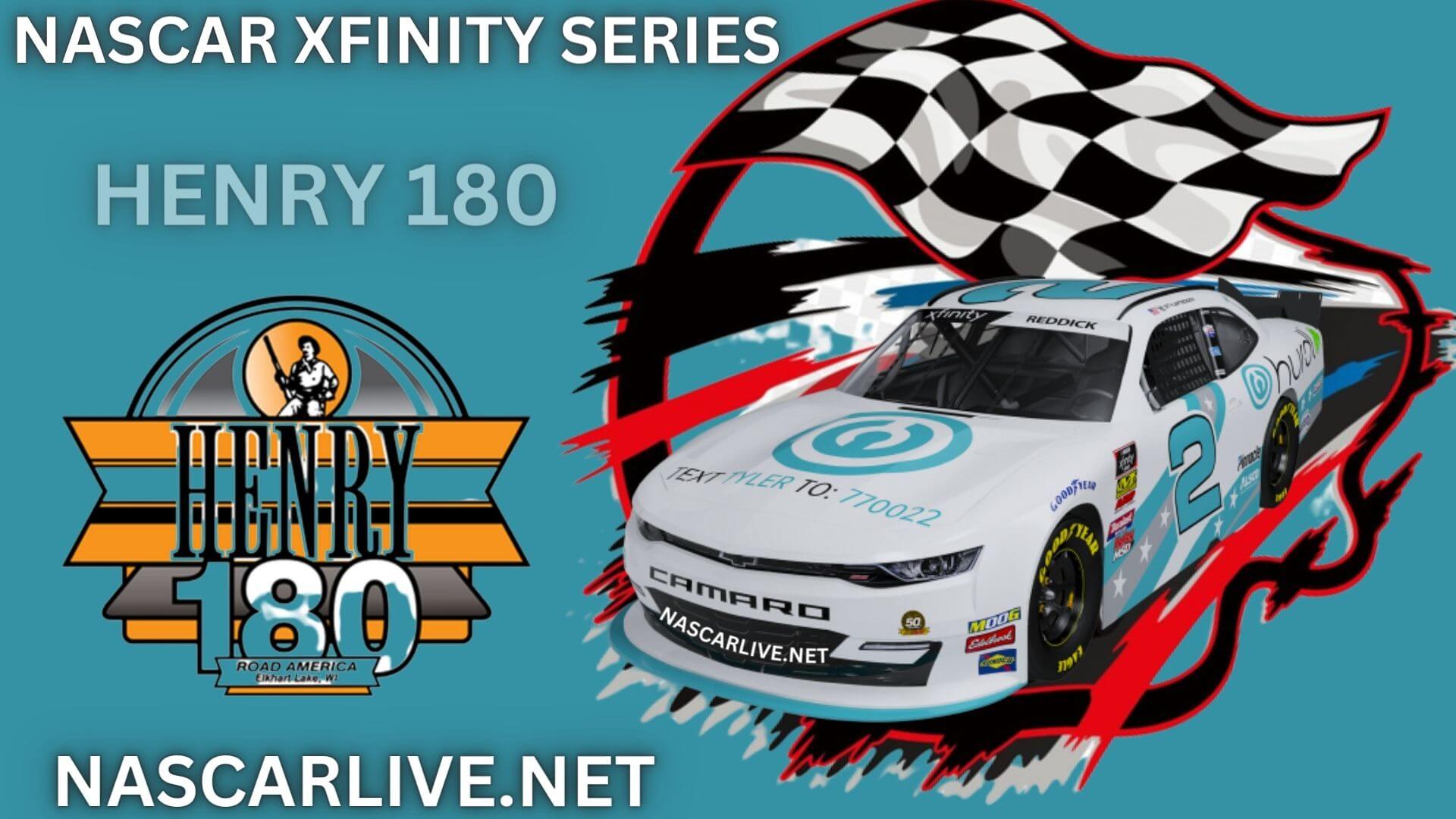 NASCAR Henry 180 At America Live Stream 2023
