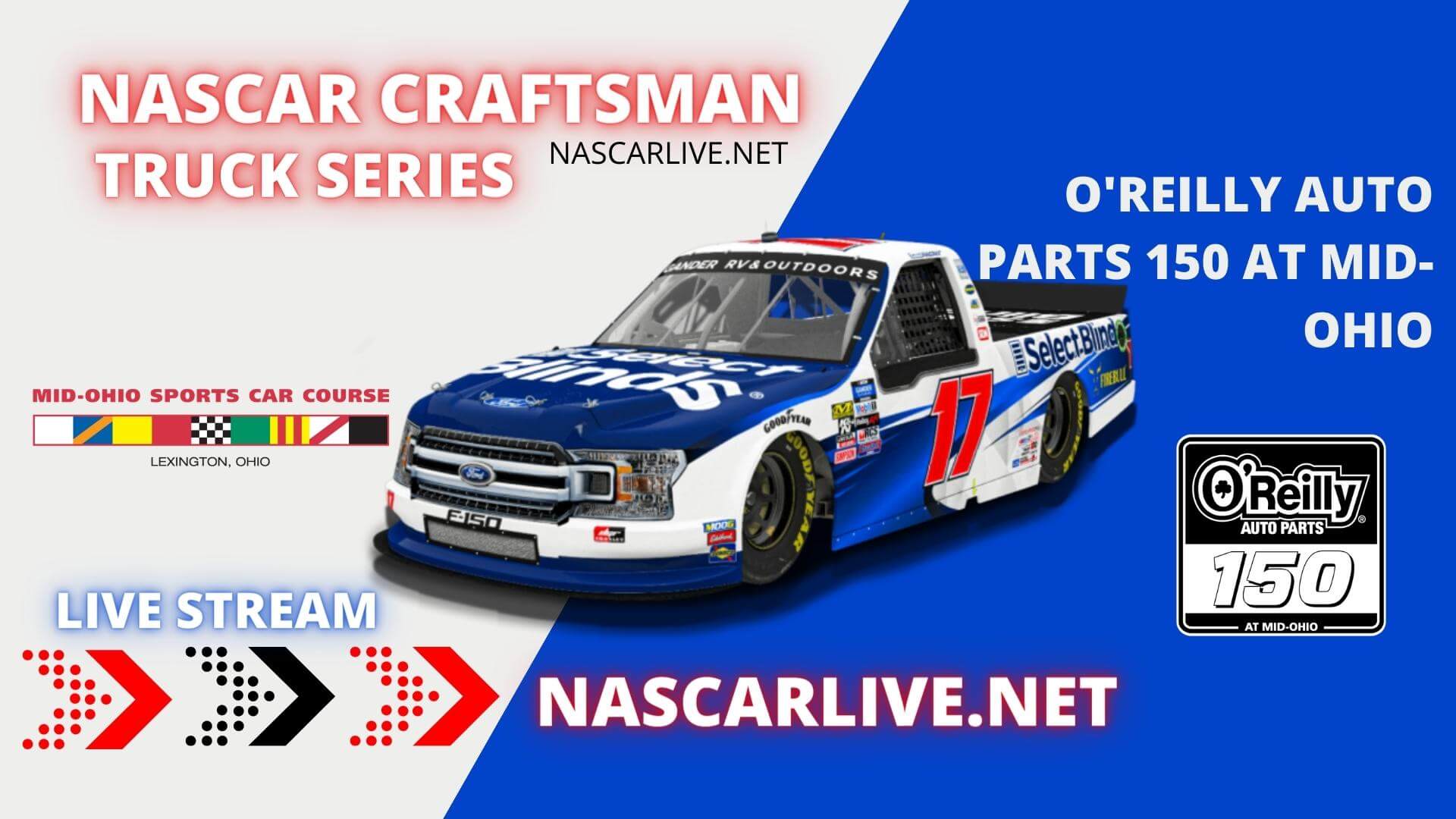 NASCAR O Reilly Auto Parts 150 At Mid-Ohio Live Stream 2023
