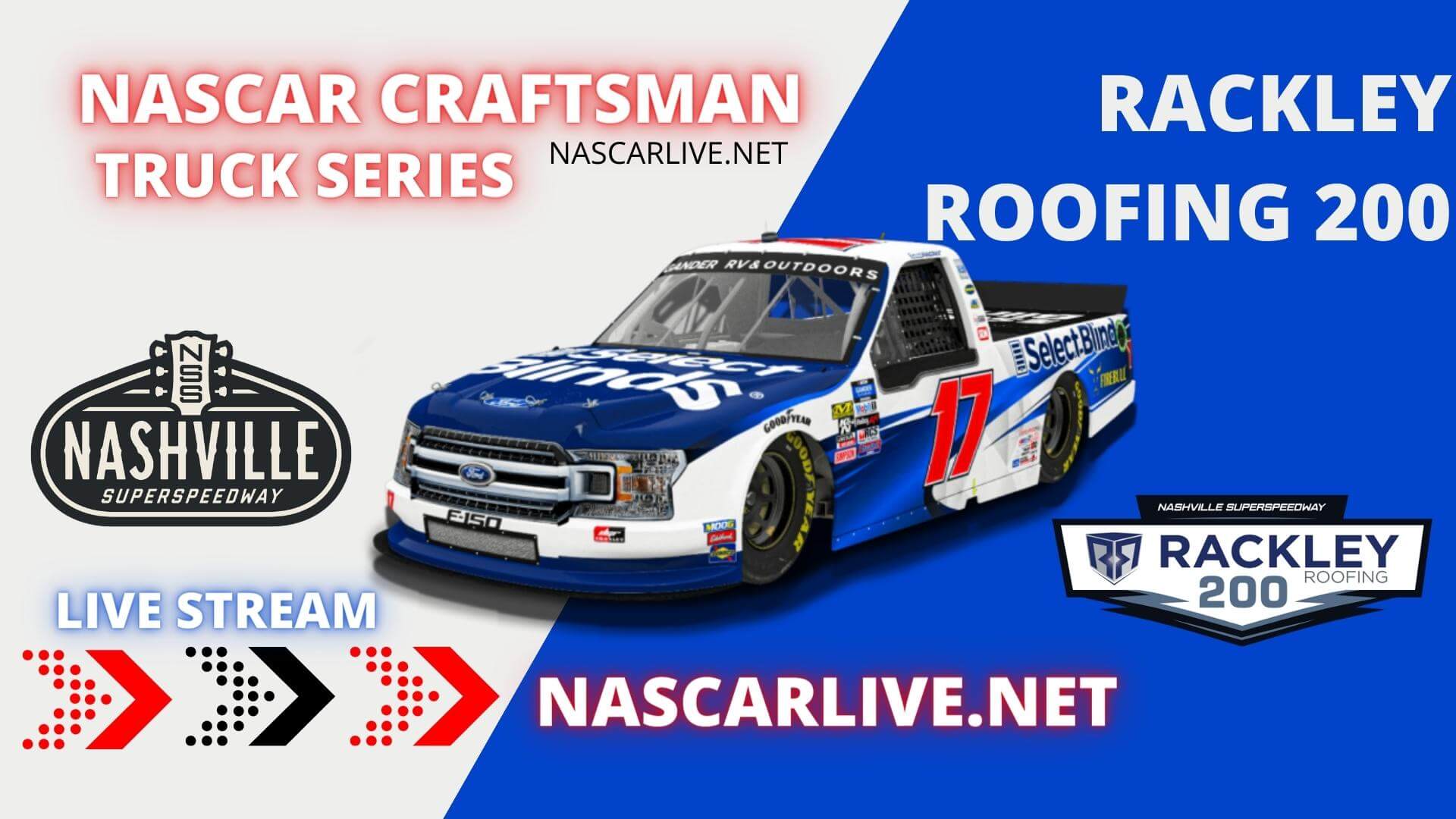 NASCAR Rackley Roofing 200 At Nashville Live Stream 2023