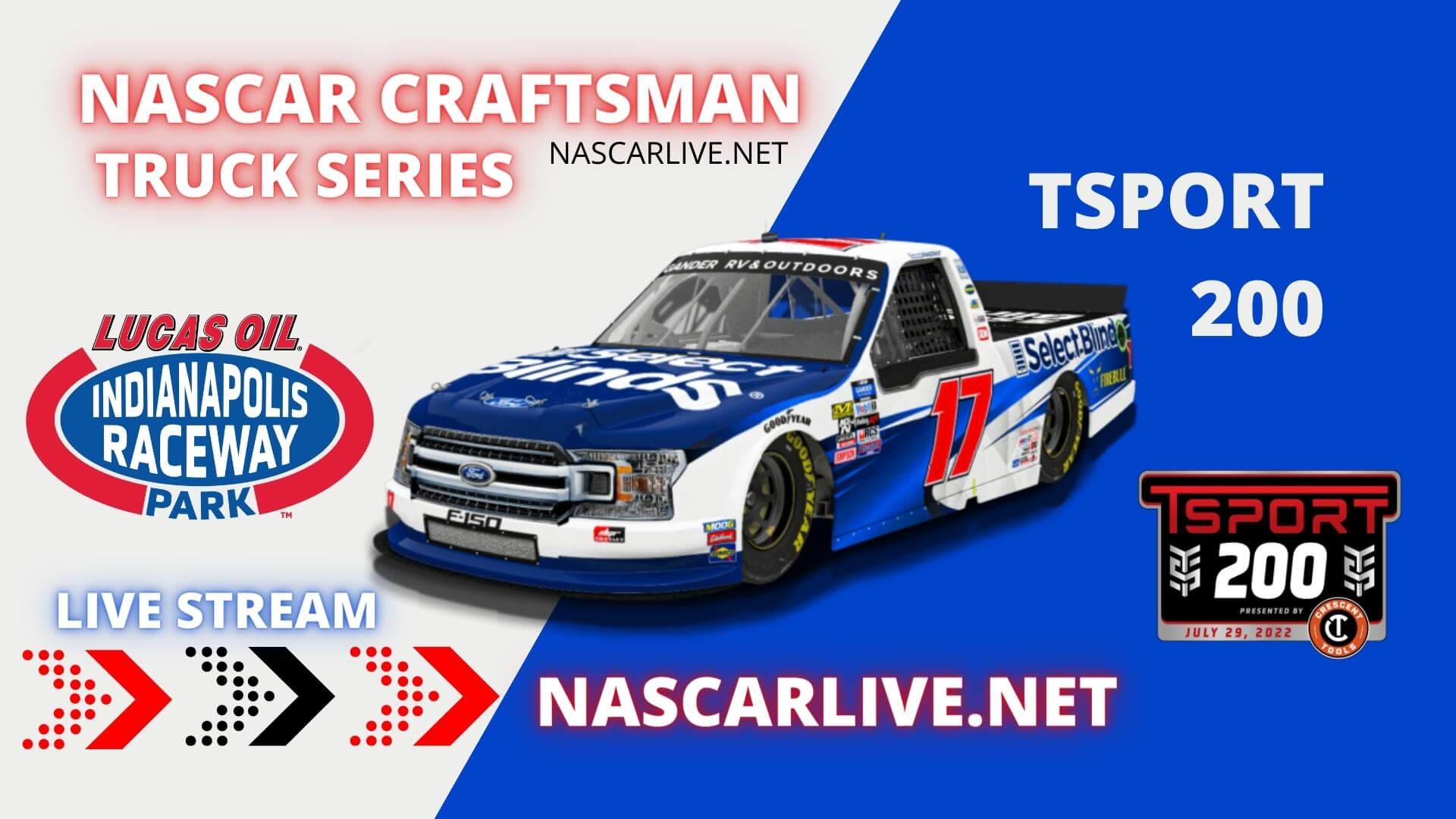 NASCAR TSport 200 At Lucas Oil Live Stream 2023