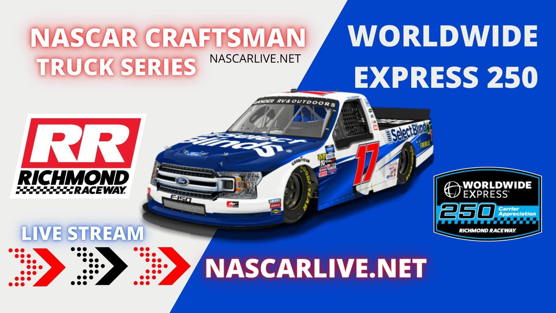 NASCAR Worldwide Express 250 At Richmond Live Stream 2023