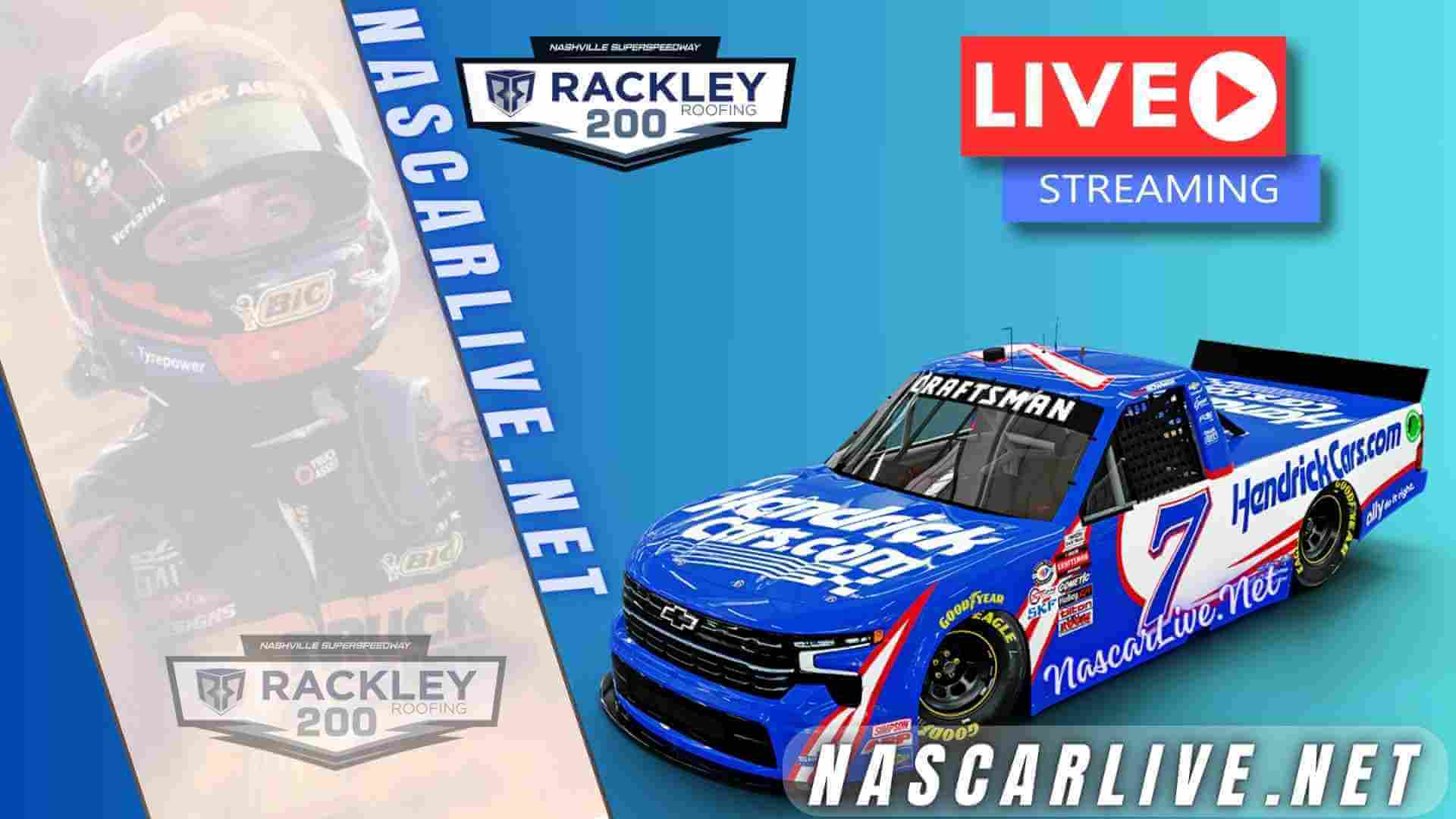 NASCAR Rackley Roofing 200 At Nashville Live Stream 2024